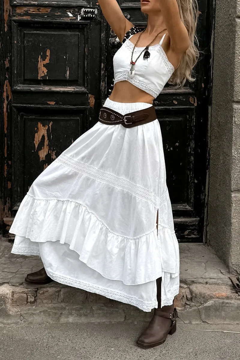 Street Flounce Sleeveless Two Pieces
