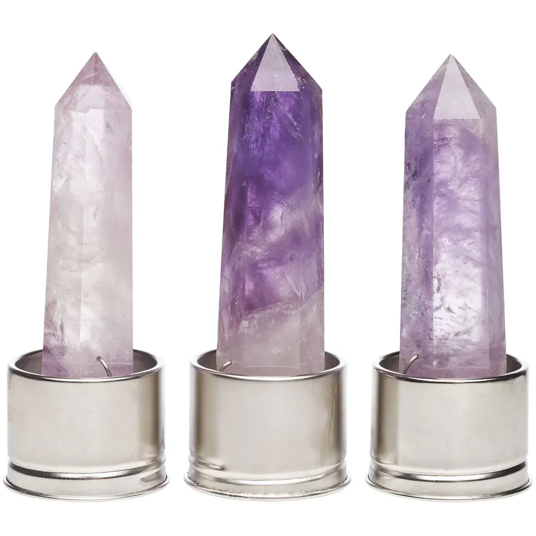 Summer Salt Body Amethyst Crystal Elixir - Glass Water Bottle 550mL   Neoprene Sleeve