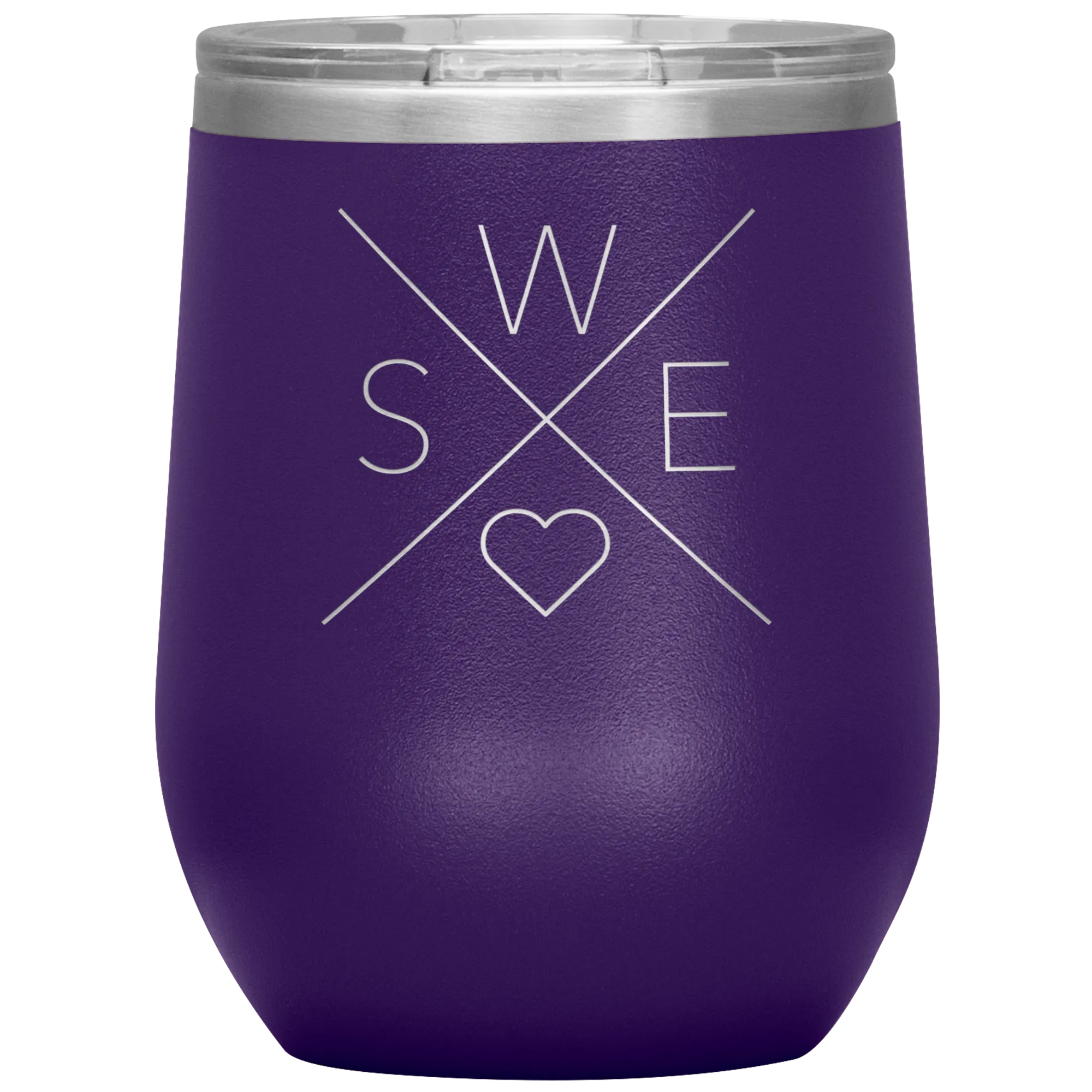 Sweden Love Wine Tumbler