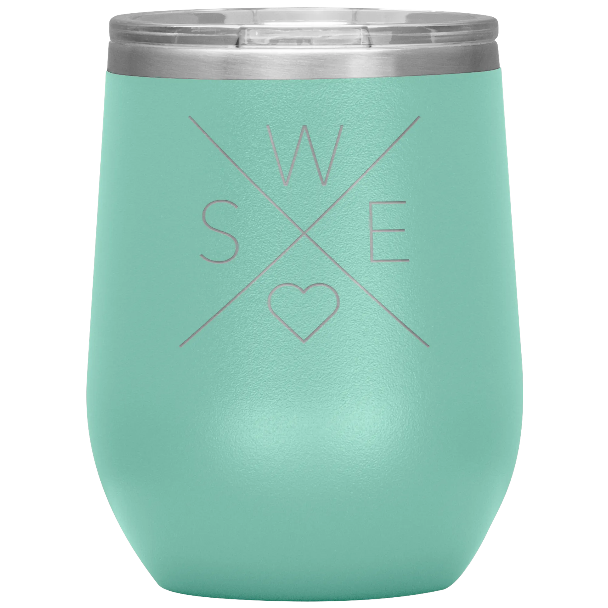 Sweden Love Wine Tumbler
