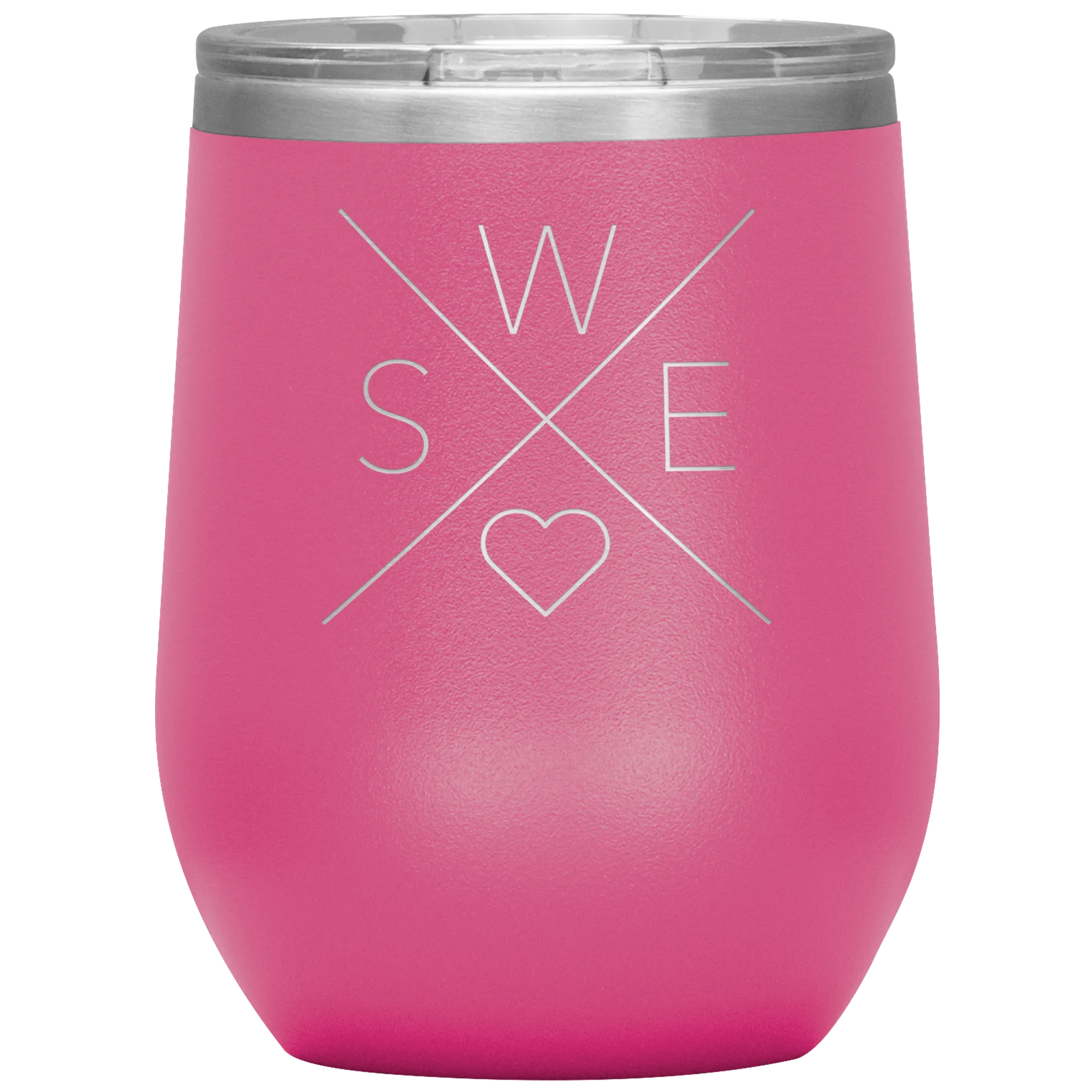 Sweden Love Wine Tumbler