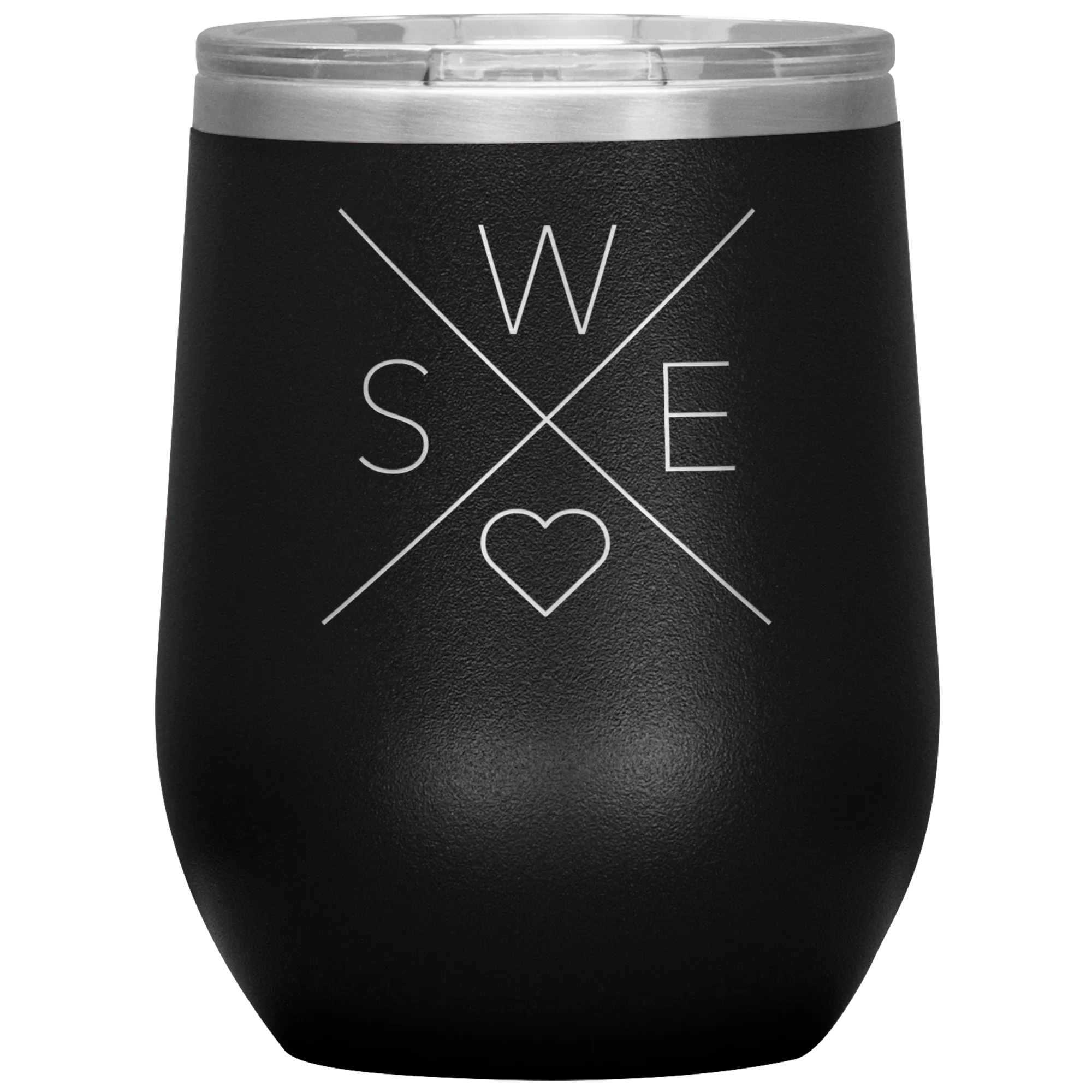 Sweden Love Wine Tumbler