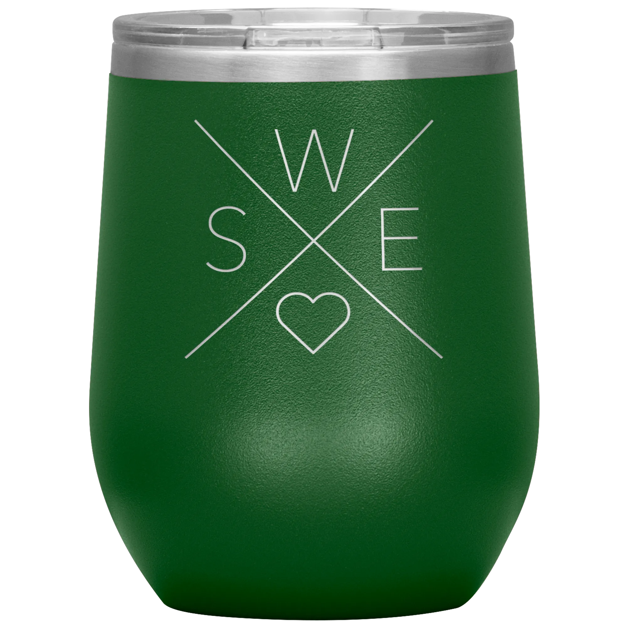Sweden Love Wine Tumbler