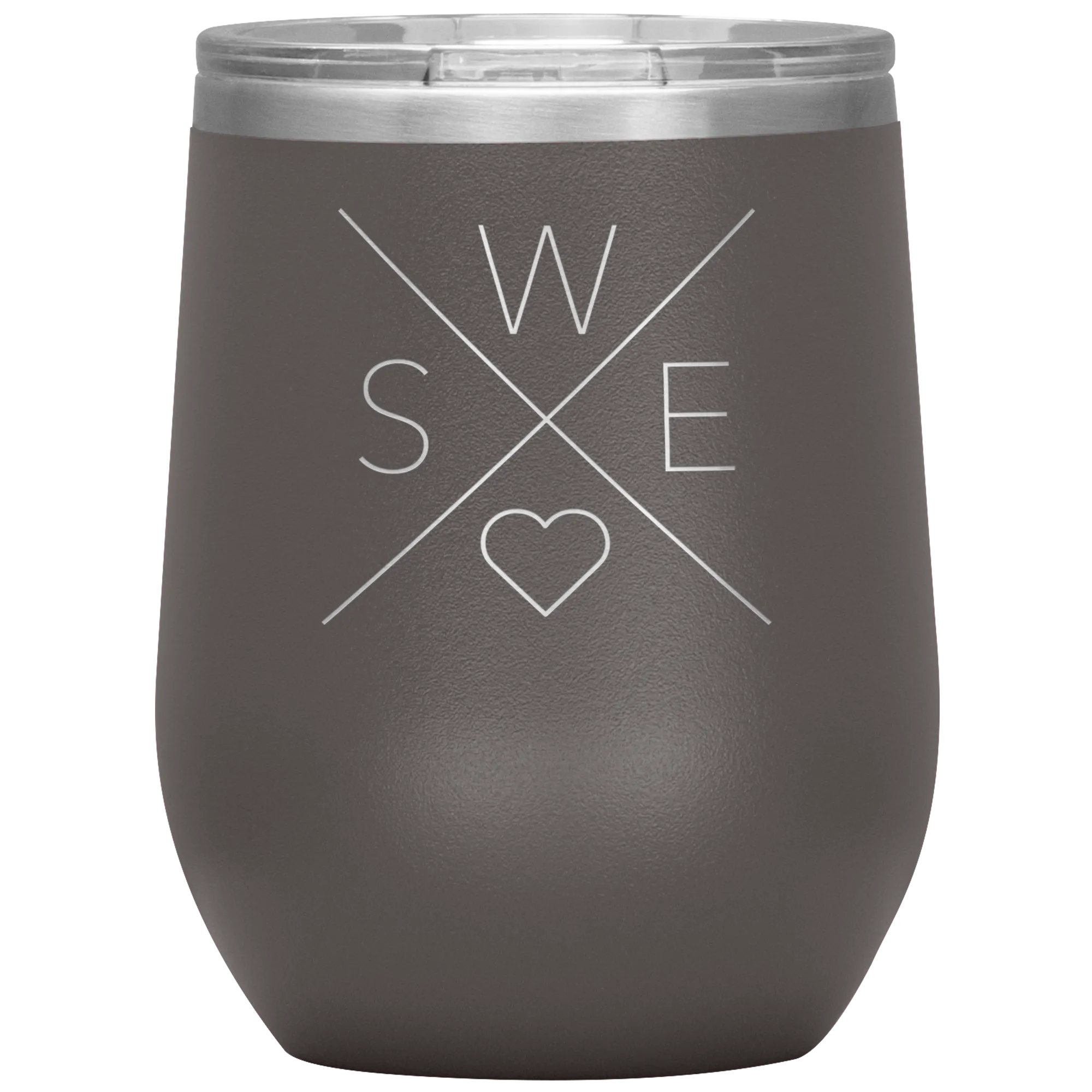 Sweden Love Wine Tumbler