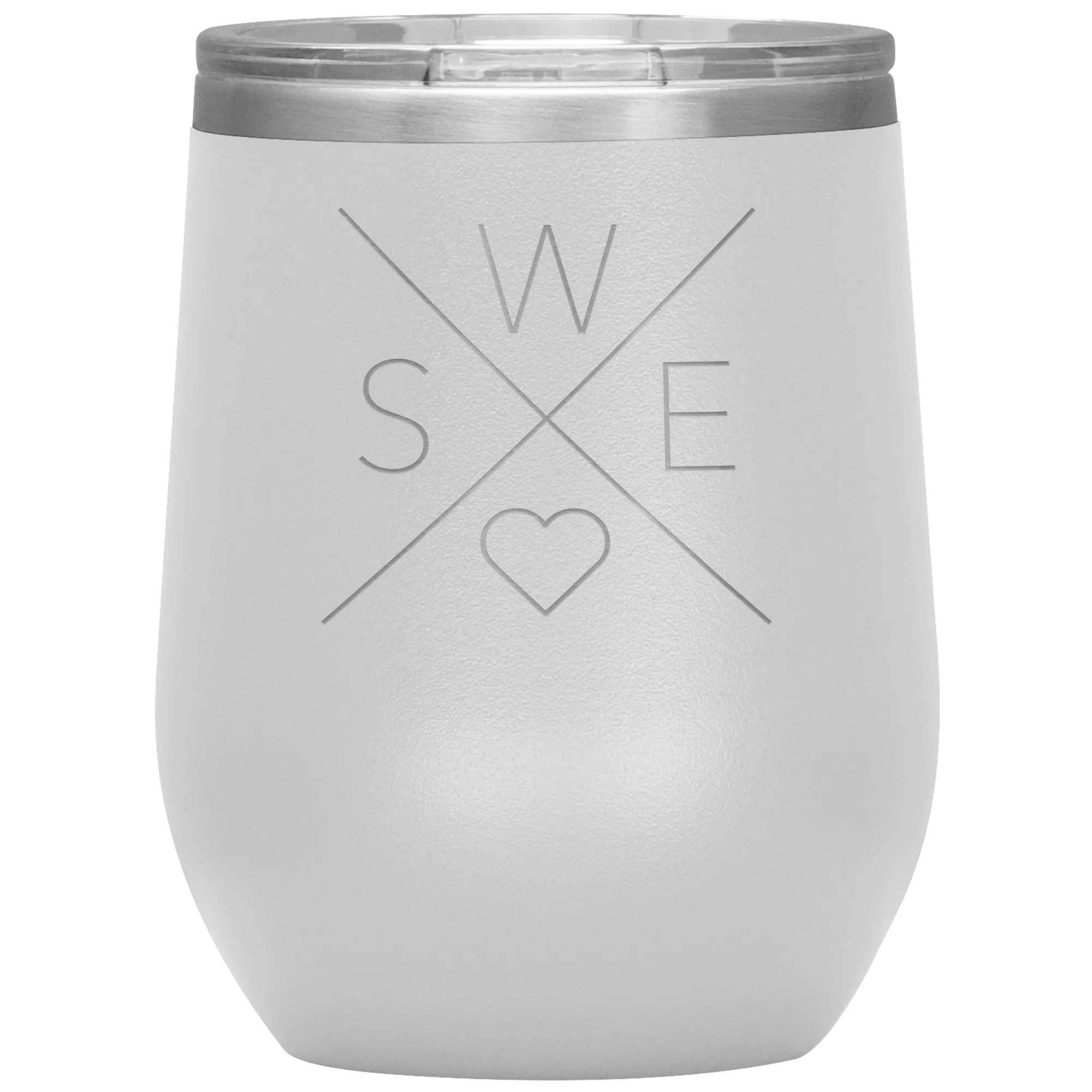 Sweden Love Wine Tumbler