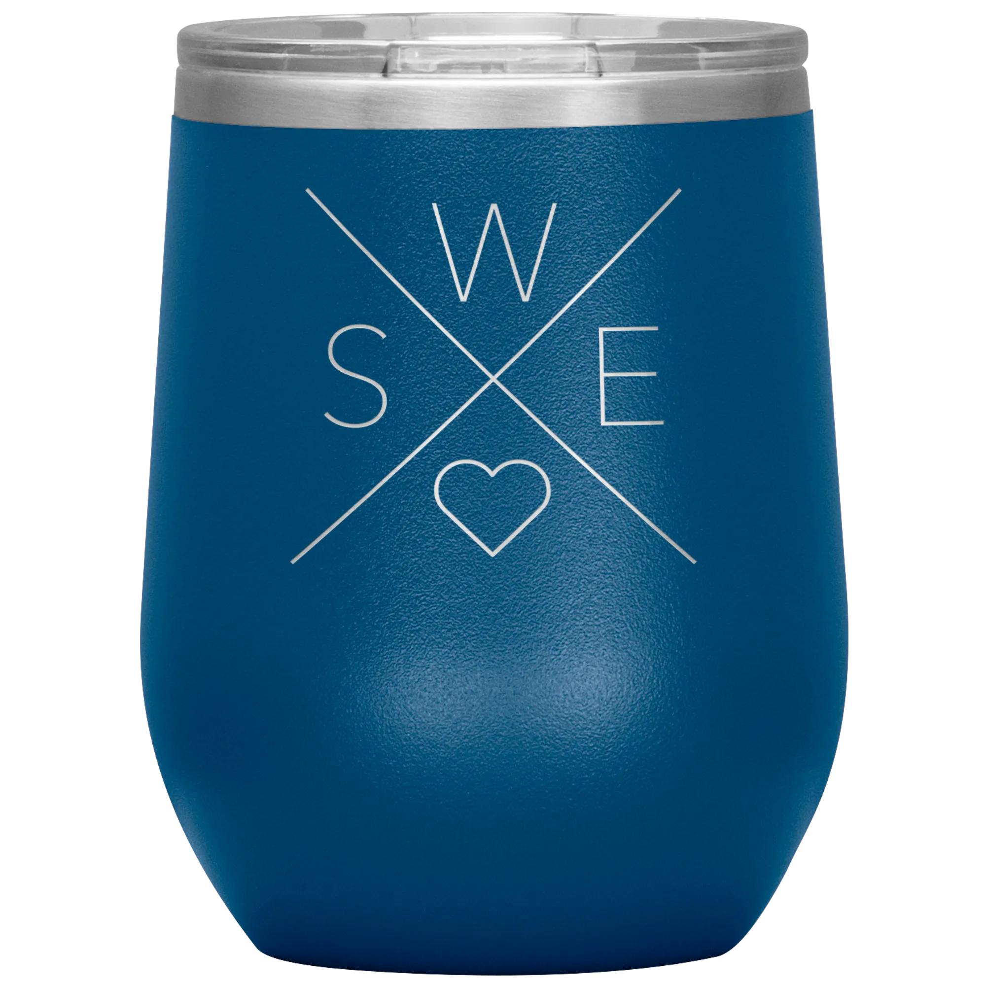 Sweden Love Wine Tumbler