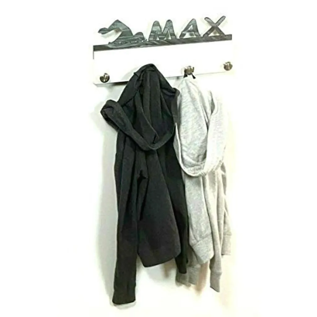 Swimmer Personalized Sports Coat Hook Hanger, Handmade Wall Organizer, Storage Space for Your Living Space