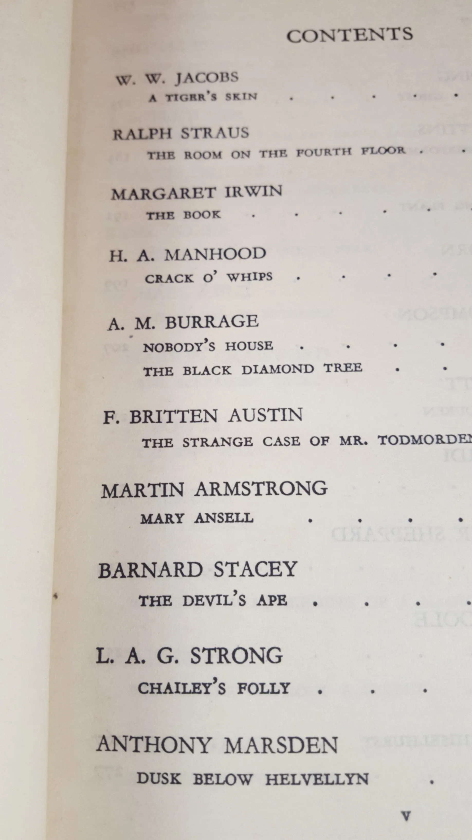 The Evening Standard Book of Strange Stories, Hutchinson & Co, no date