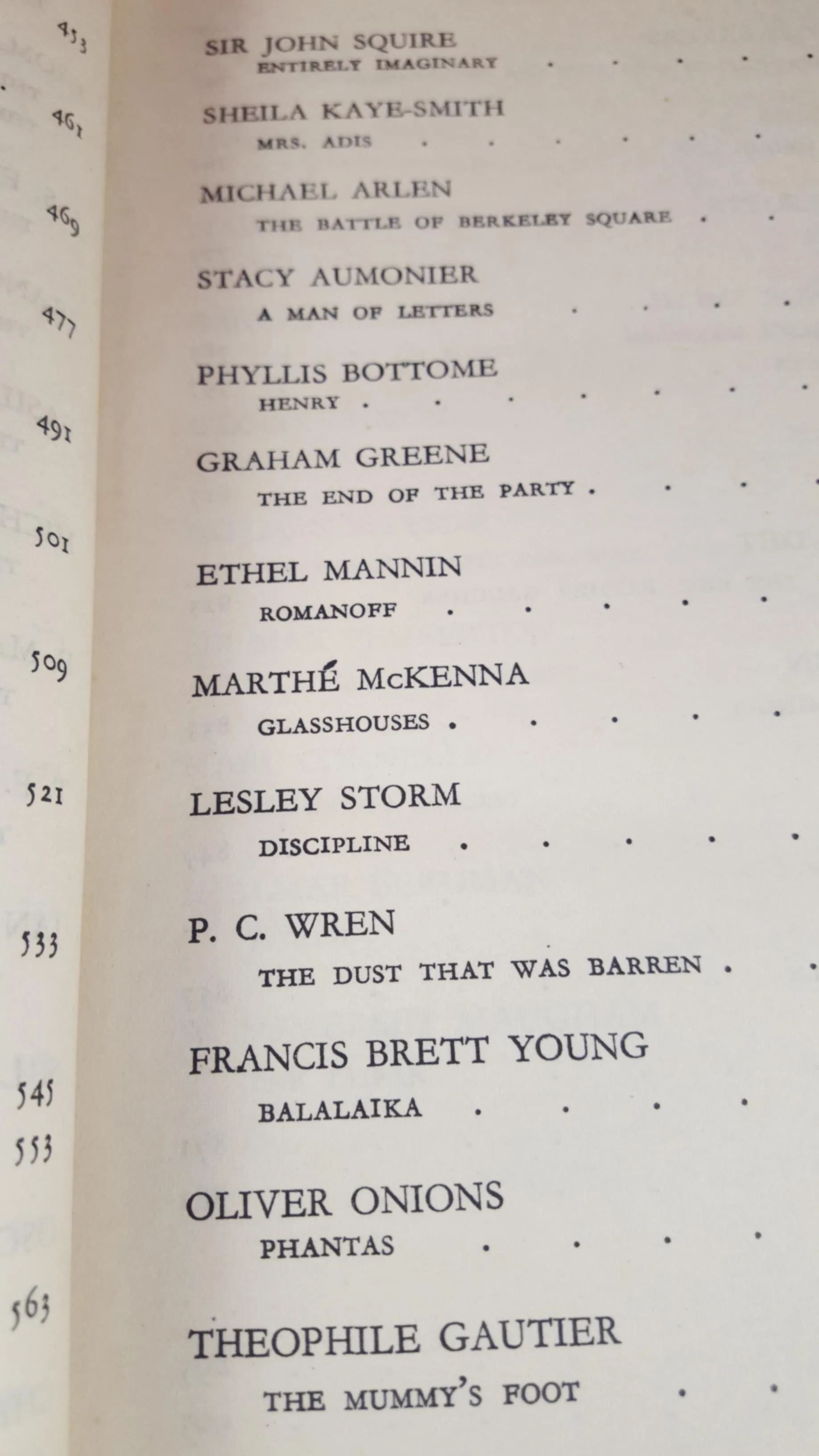The Evening Standard Book of Strange Stories, Hutchinson & Co, no date