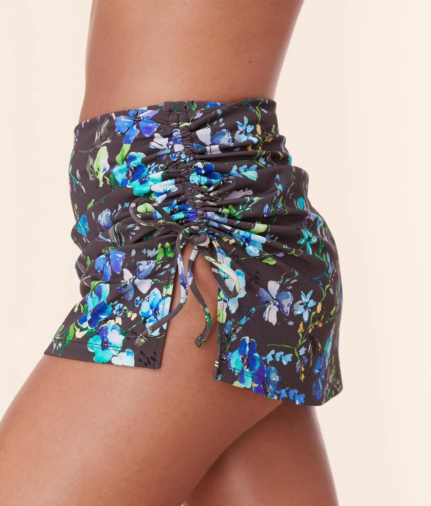 The Waikiki Swim Skirt - Eco Nylon - Wildflowers