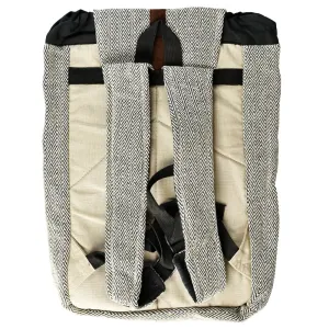 ThreadHeads Himalayan Hemp Suede Trimmed Backpack