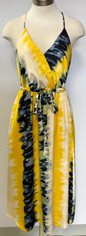 TIE DYE SPGT SLIP DRESS