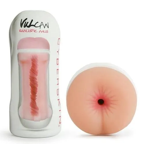 Topco CyberSkin® Vulcan Realistic Anus, Cream