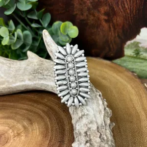 Tory Oval Statement Ring - 8