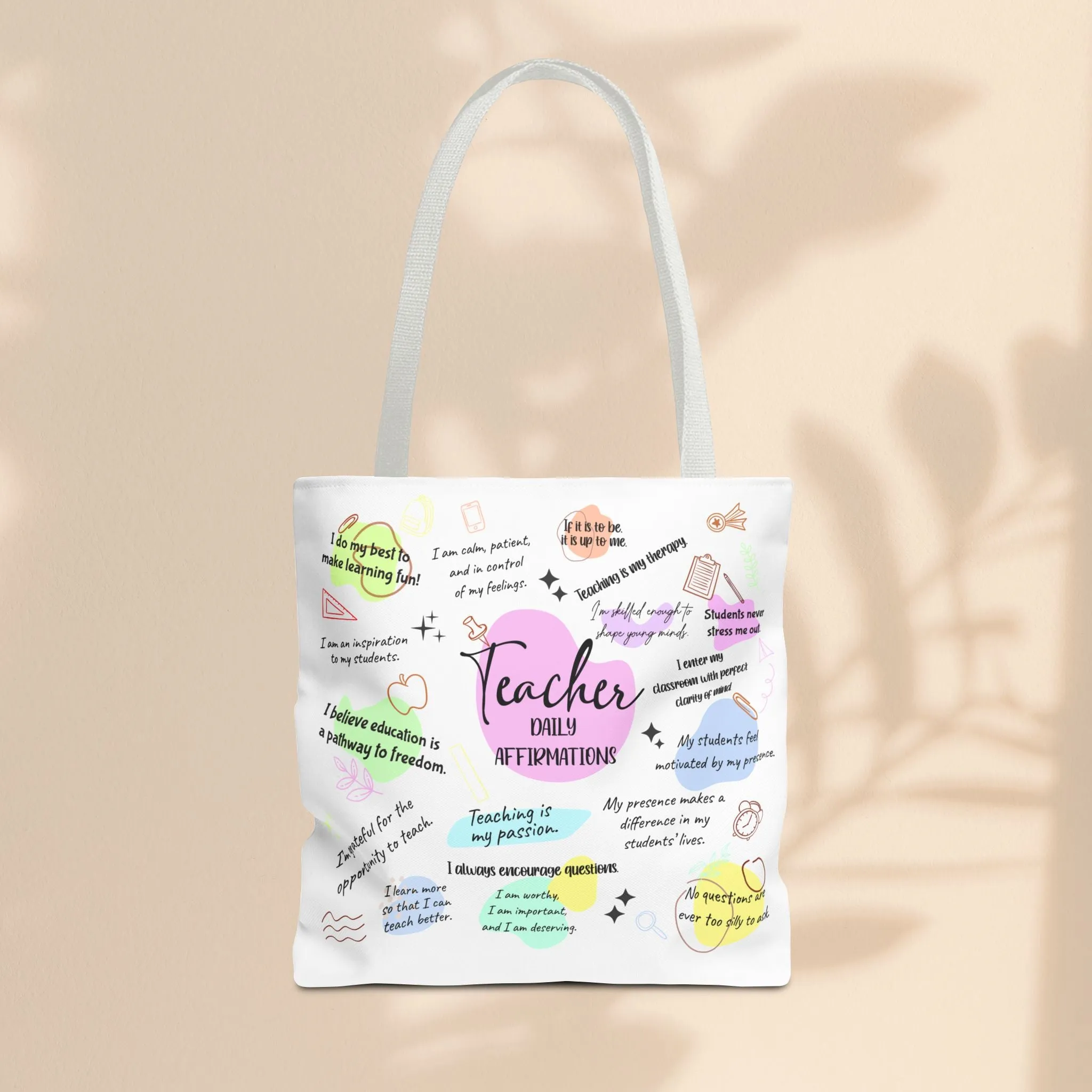 Tote Bag  - Teacher Daily Affirmations