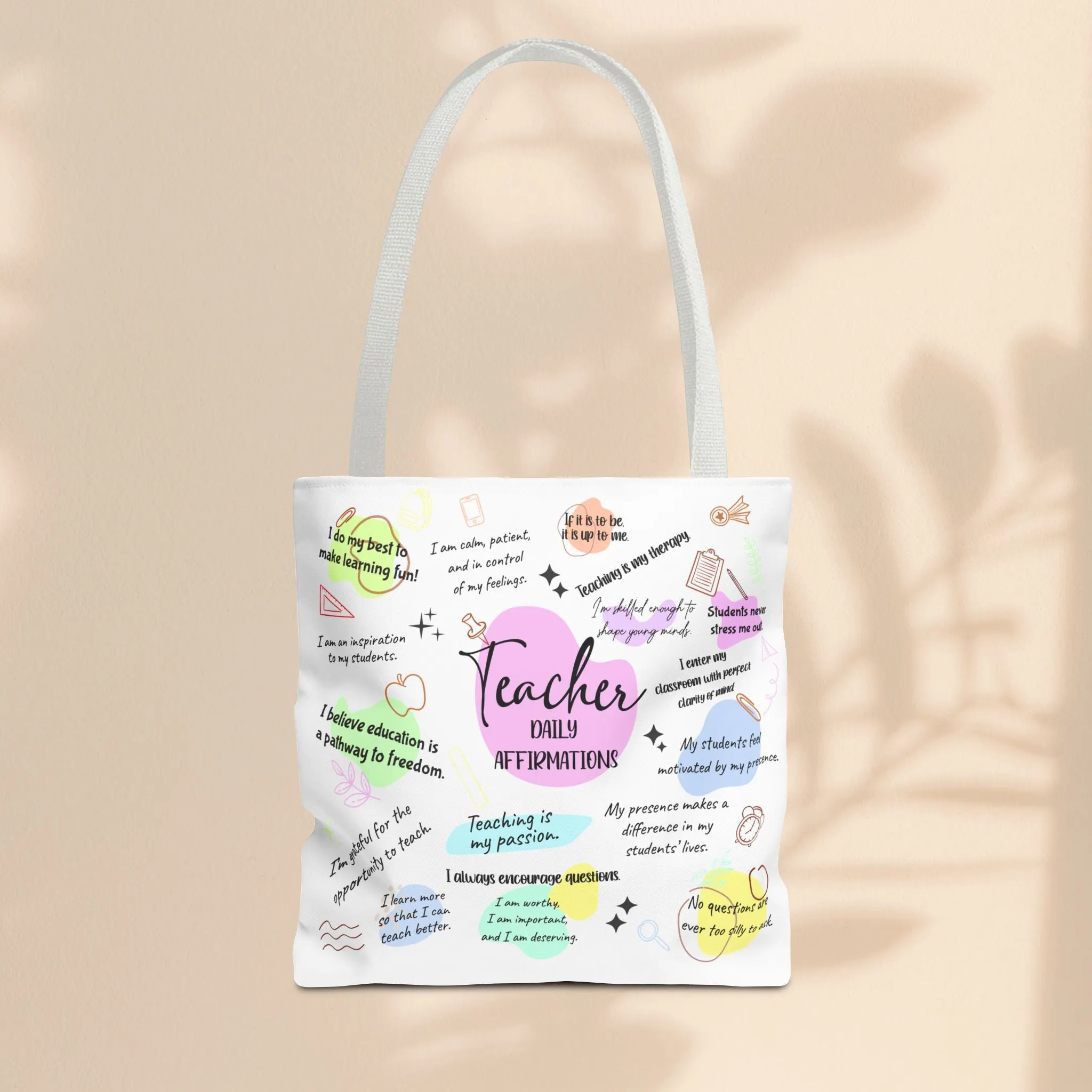 Tote Bag  - Teacher Daily Affirmations