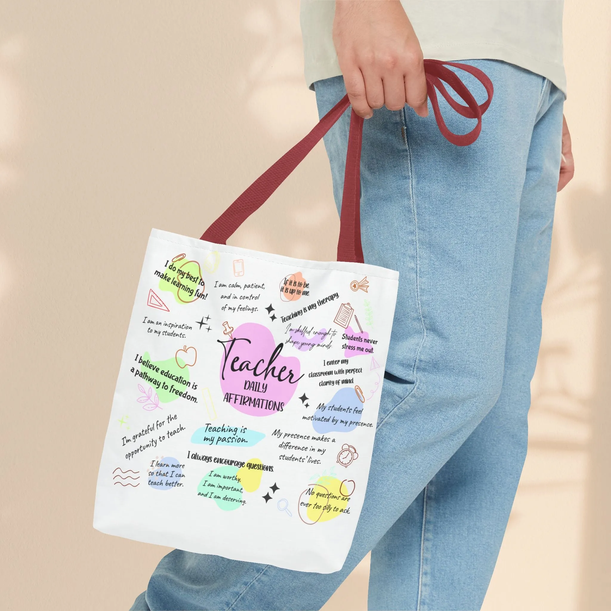 Tote Bag  - Teacher Daily Affirmations