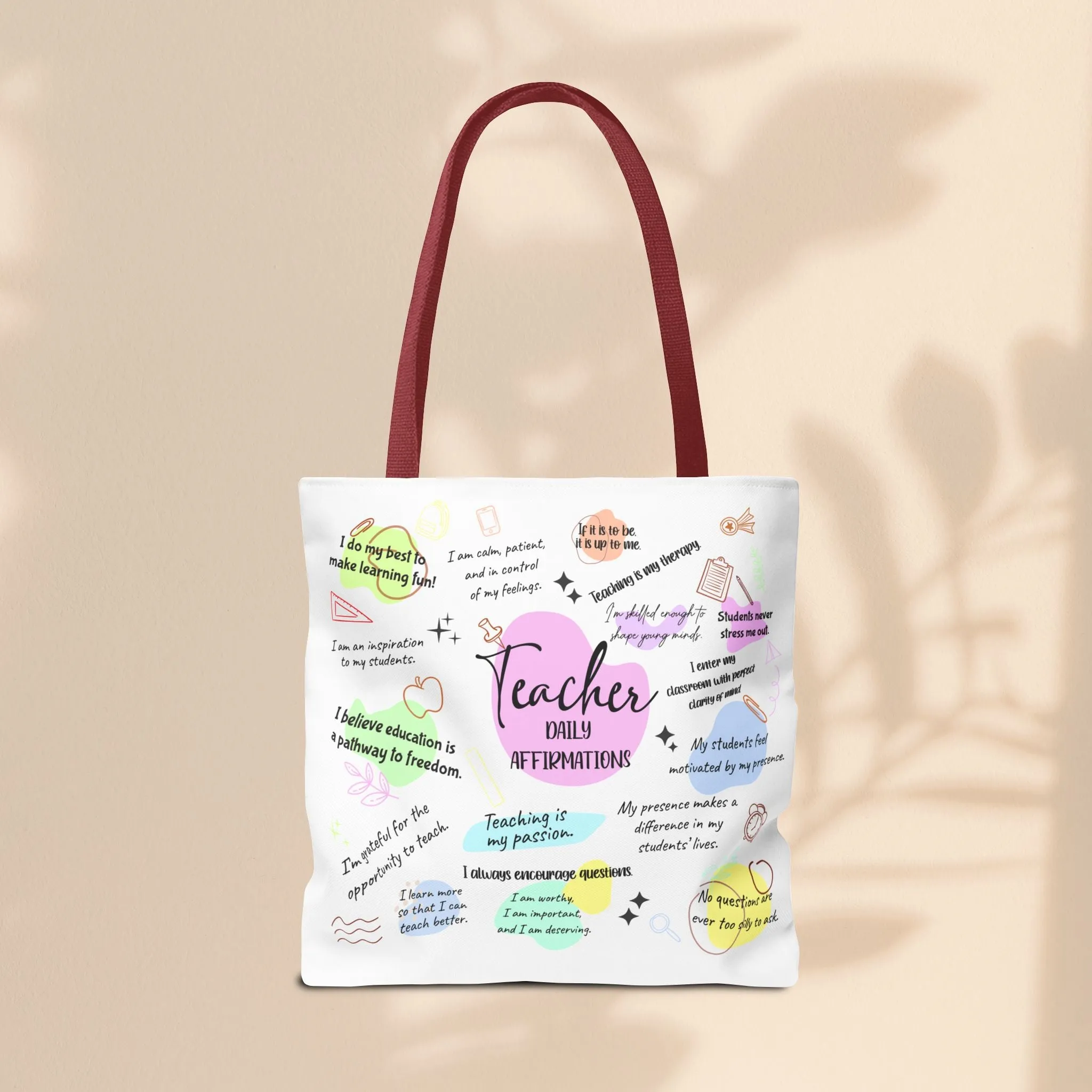 Tote Bag  - Teacher Daily Affirmations