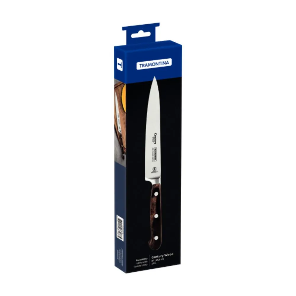 Tramontina Century Wood Utility Knife 6"/15 cm