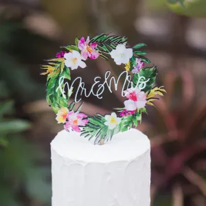 Tropical Cake Topper
