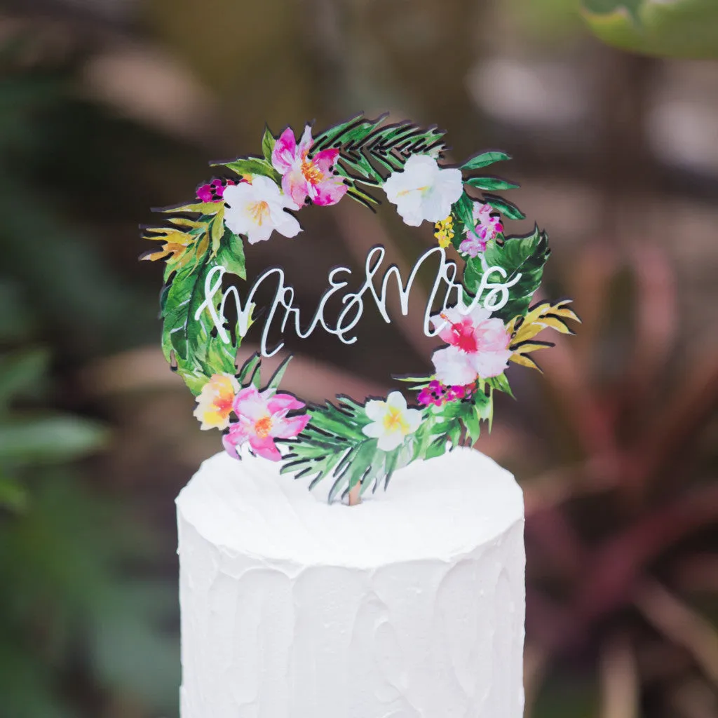 Tropical Cake Topper