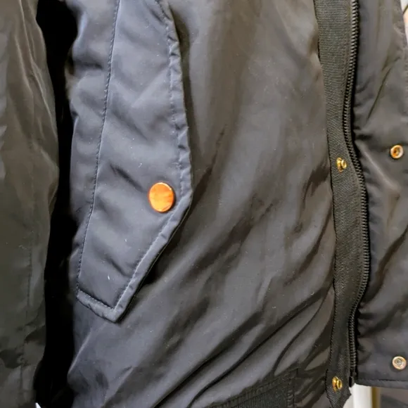 Truth Black (red) Convertible Bomber Jacket, Size Small