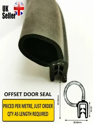 TSEC 041 - PVC EDGE TRIM WITH SPONGE BULB BUBBLE WITH SELF GRIP