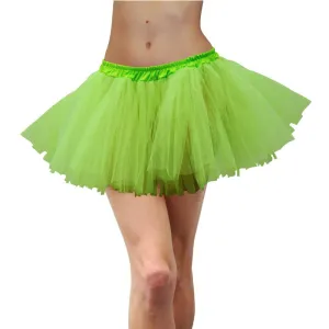 Tulle Tutu Adult-Fluro Green