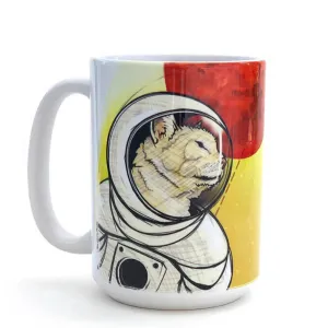 Two Little Fruits Space Cat Coffee Mug