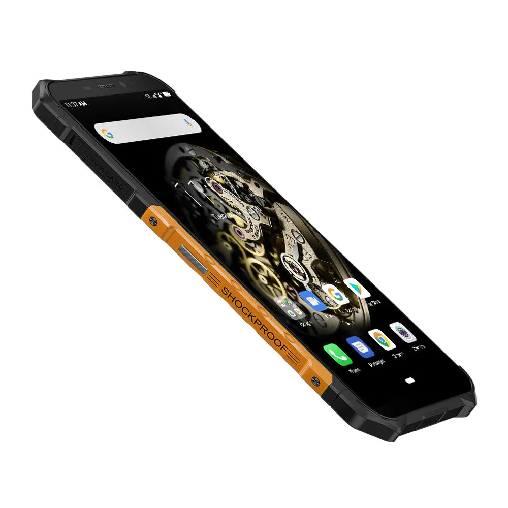 Ulefone Armor X5 MT6763 Octa core ip68 Rugged Waterproof Smartphone Android 9.0 Cell Phone 3GB 32GB NFC 4G LTE Mobile Phone Orange_Non-European