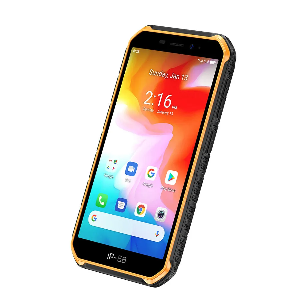 Ulefone Armor X7 5.0-inch Android10 Rugged Smartphone 2GB 16GB ip68 Quad-core Cell Phone NFC 4G LTE Mobile Phone black