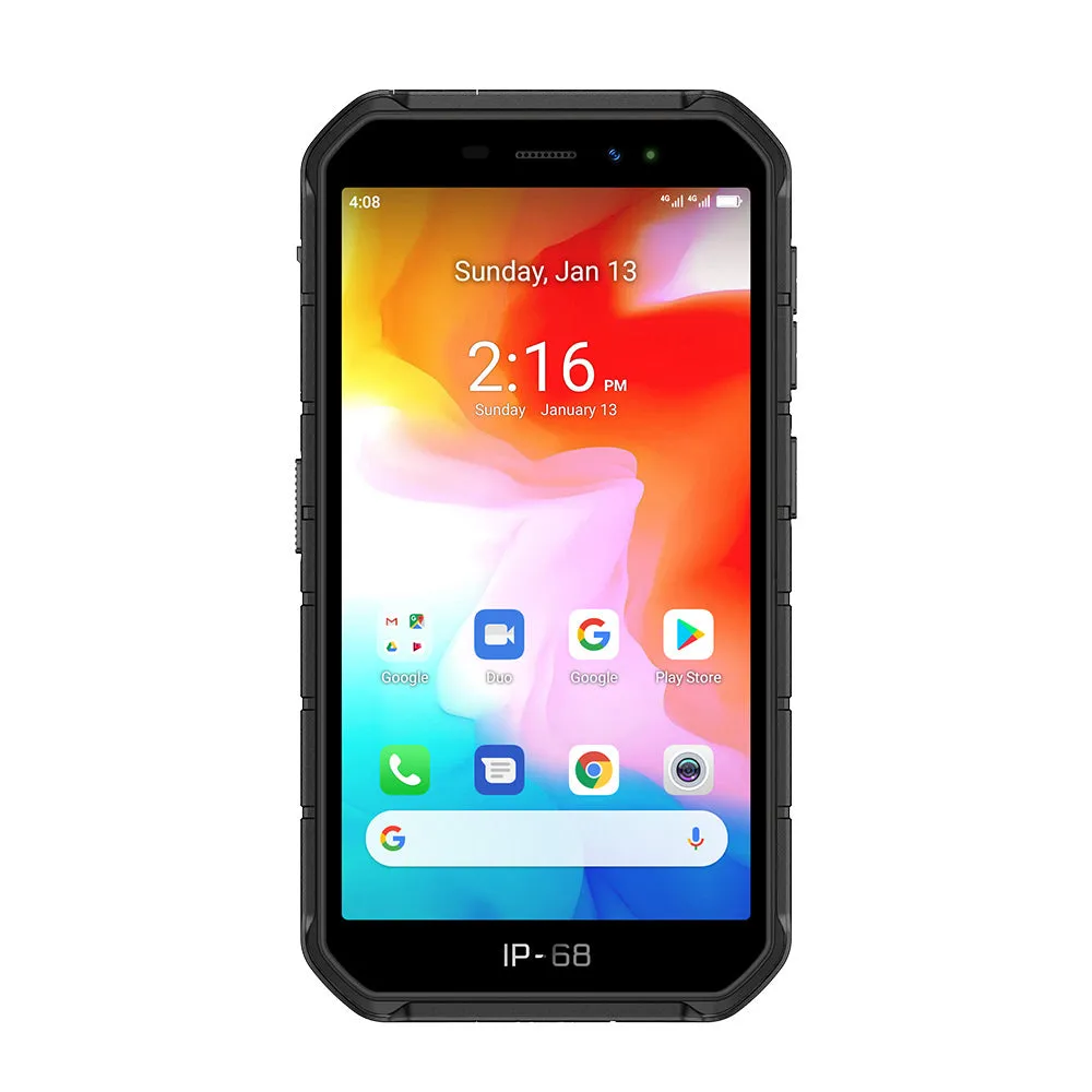 Ulefone Armor X7 5.0-inch Android10 Rugged Smartphone 2GB 16GB ip68 Quad-core Cell Phone NFC 4G LTE Mobile Phone black