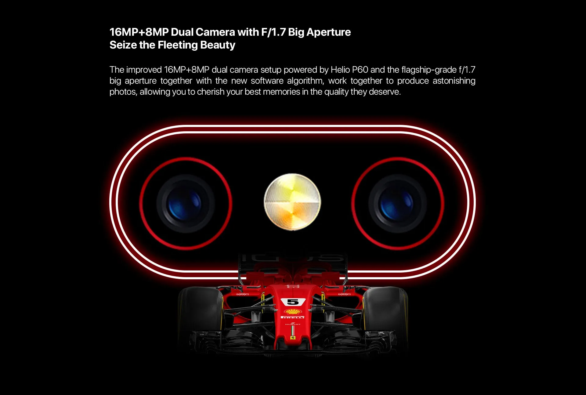 UMIDIGI F1 4G Phablet - 6.3 inch, Android 9.0, Helio P60 Octa Core 2.0GHz, 4GB RAM 128GB ROM - Red,  European Version