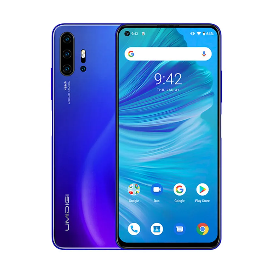UMIDIGI F2 Android 10 6.53""FHD 6GB 128GB 48MP Smartphone black