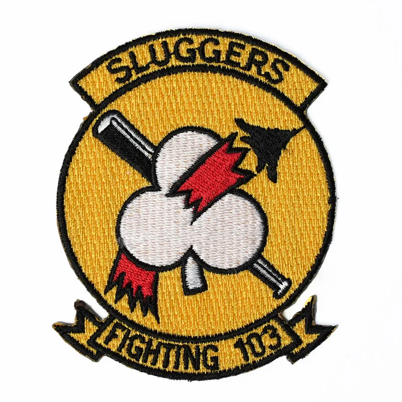 US Military USN Sluggers Fighting 103 Iron On Patch