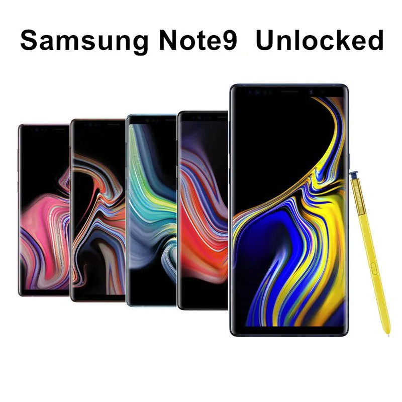 Used Samsung Galaxy Note9 European Version Single SIM Mobile Phone 6 128GB 4000mAh NFC 4G phone brown