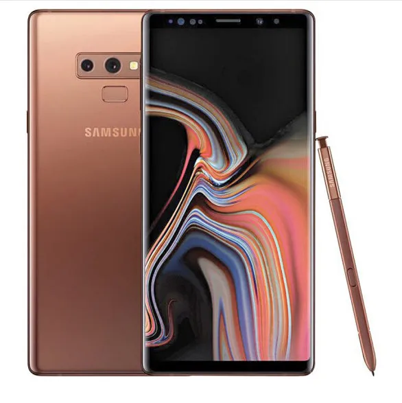 Used Samsung Galaxy Note9 European Version Single SIM Mobile Phone 6 128GB 4000mAh NFC 4G phone brown