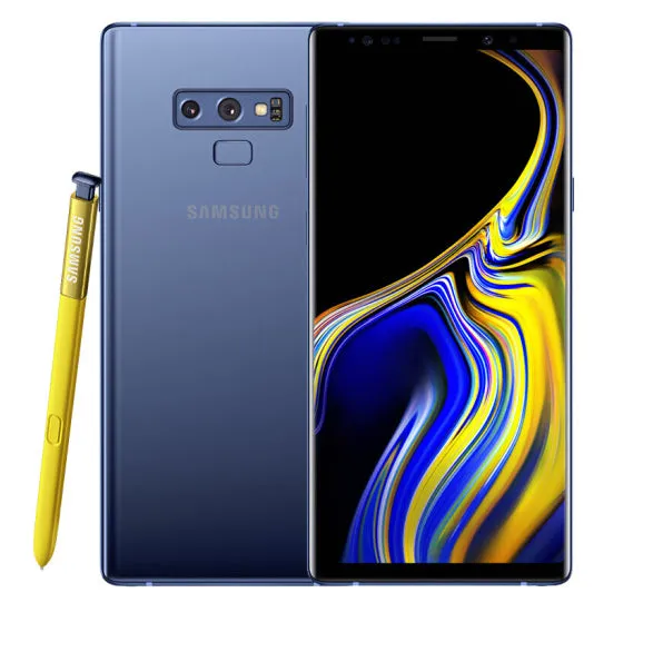 Used Samsung Galaxy Note9 European Version Single SIM Mobile Phone 6 128GB 4000mAh NFC 4G phone brown