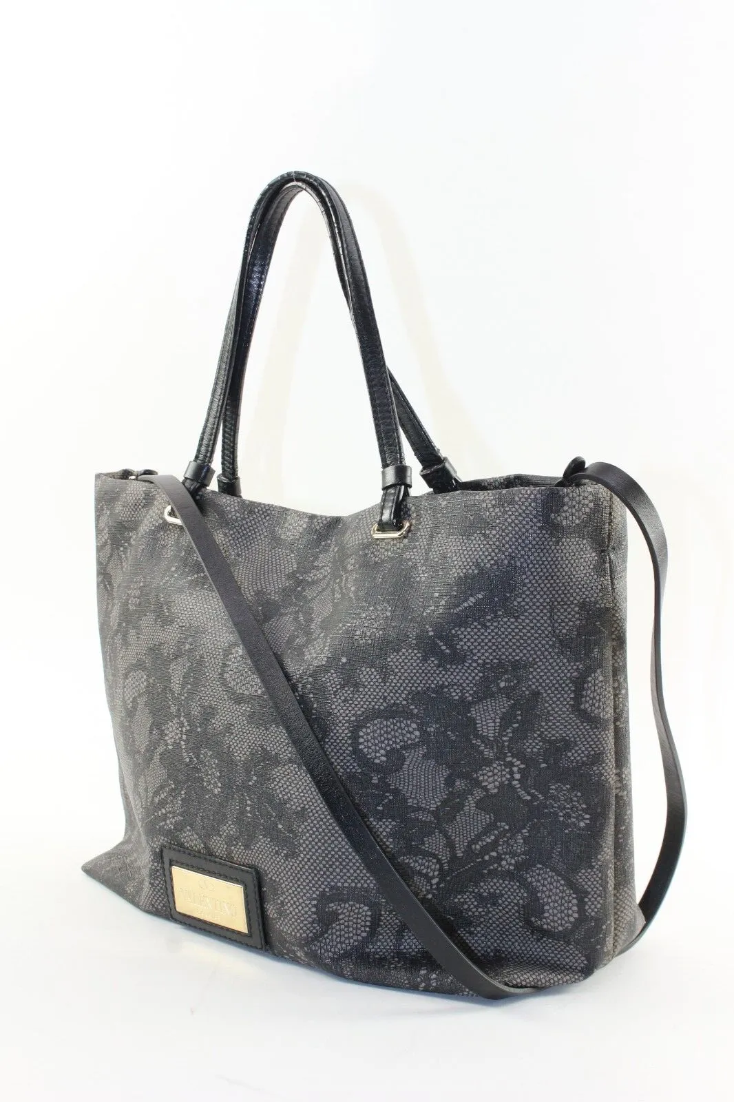 VALENTINO Lace Pattern 2way Tote with Strap 2VAL1220K