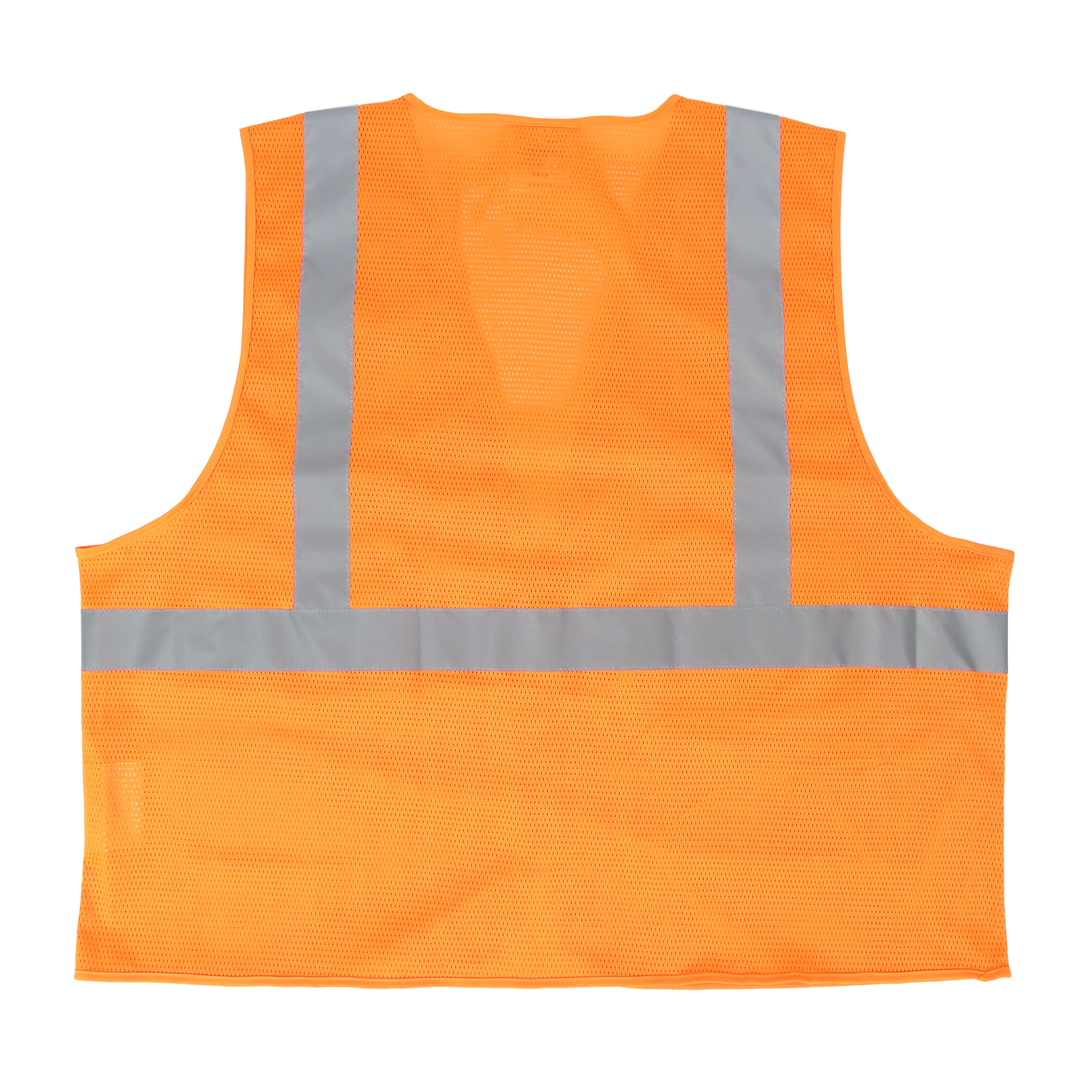Viking U6108 Open Road Safety Vest with 2" Silver Stripe and front zipper