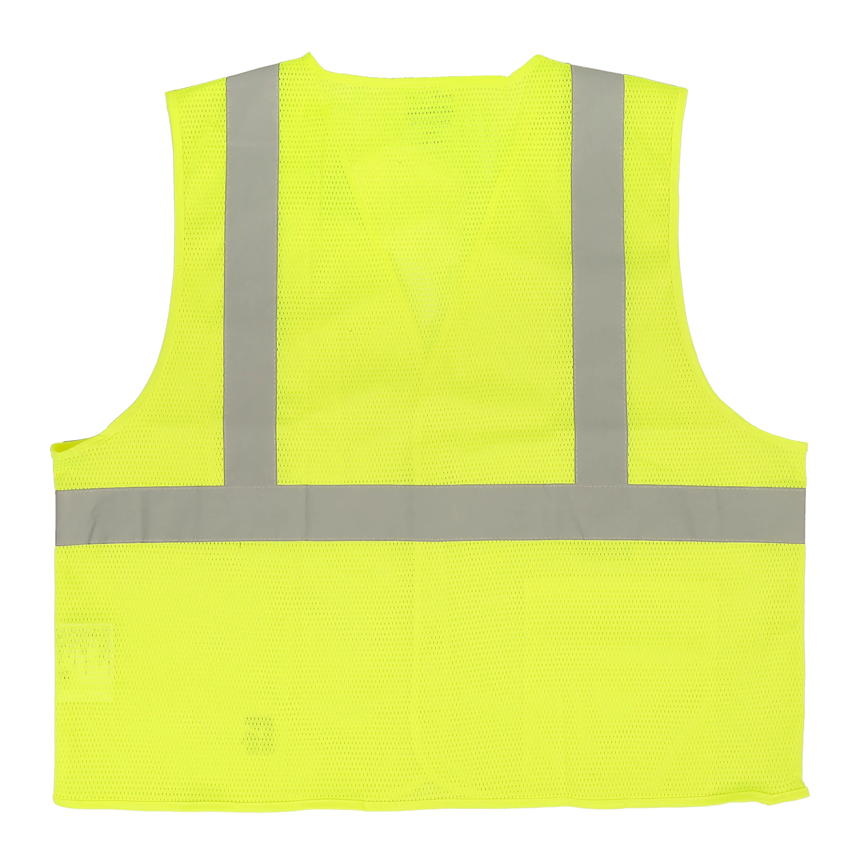 Viking U6108 Open Road Safety Vest with 2" Silver Stripe and front zipper