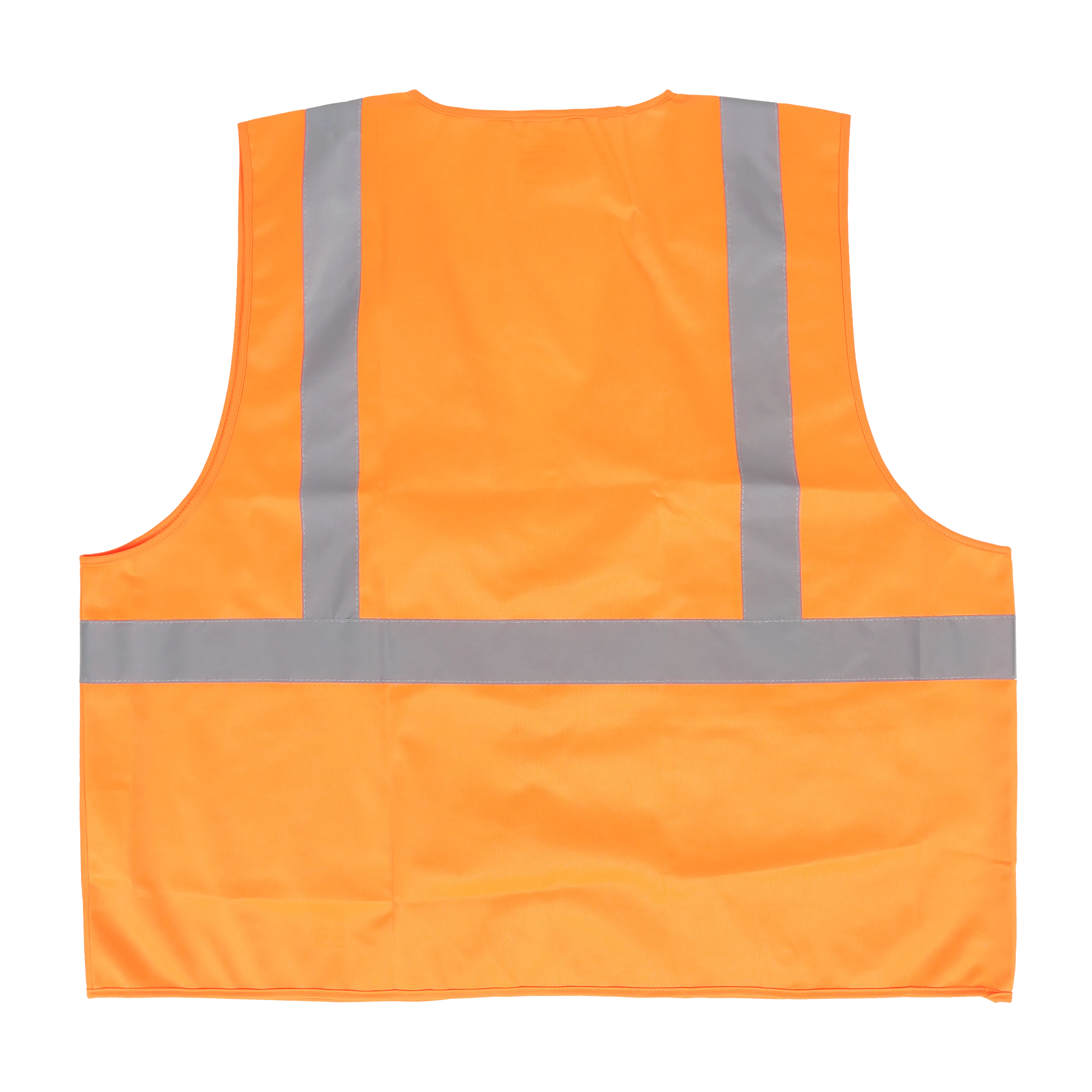 Viking U6109 Open Road Zippered SOLID Safety Vest with 2" Silver Tape
