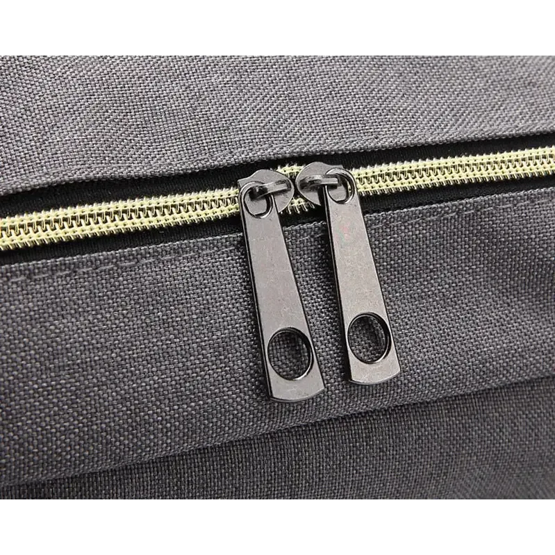 Vintage Unisex Waterproof Backpack with Large Capacity and Zip Pockets