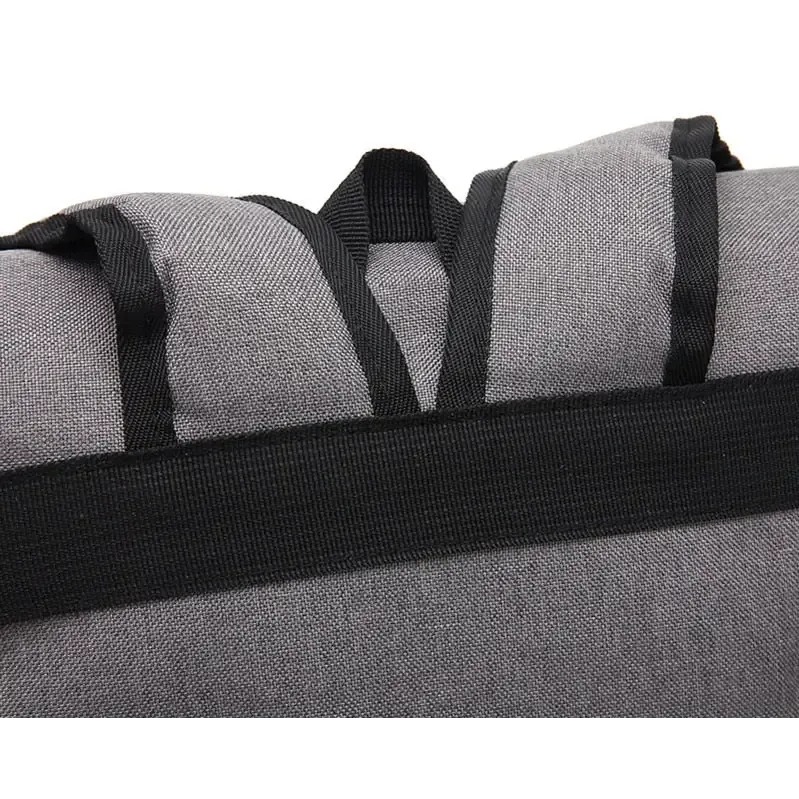 Vintage Unisex Waterproof Backpack with Large Capacity and Zip Pockets