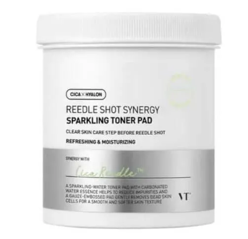 VT Reedle Shot Synergy Sparkling Toner Pad