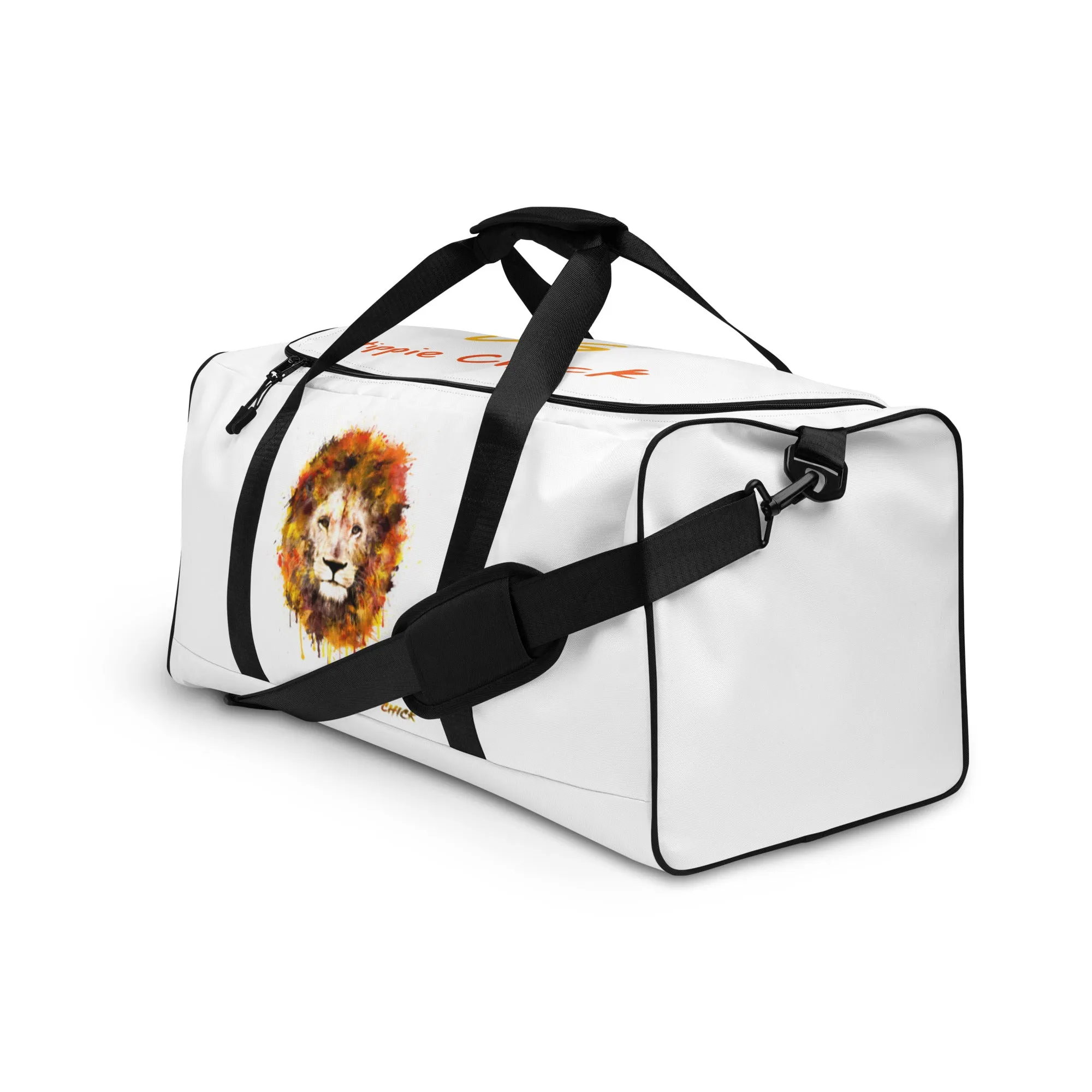 White Duffle Bag - OG Hippie Chick