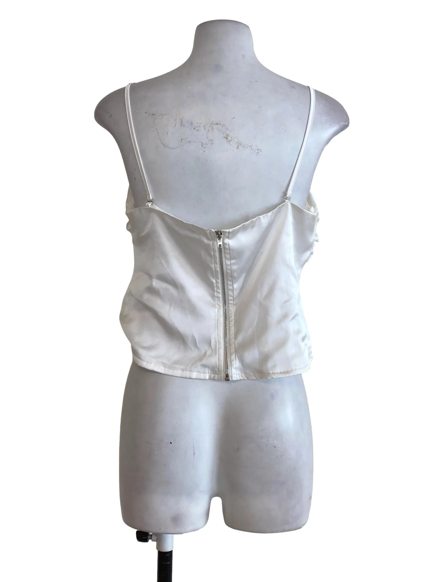 White Sweetheart Top