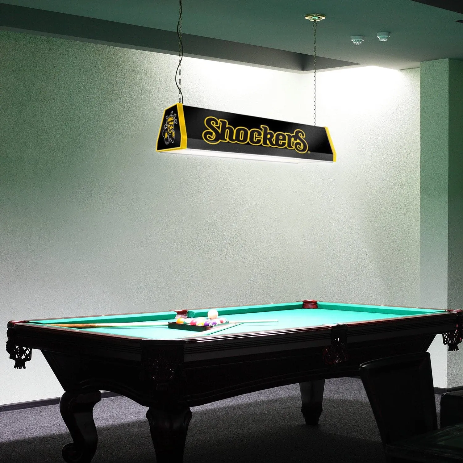 Wichita State Shockers: Standard Pool Table Light