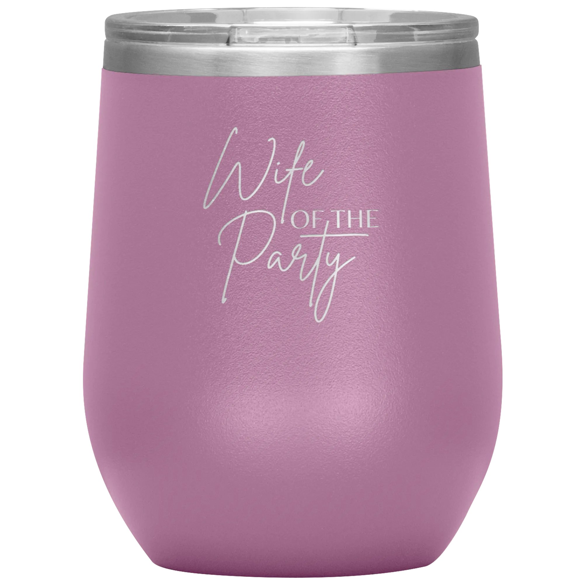 Wife of the Party Wine Tumbler