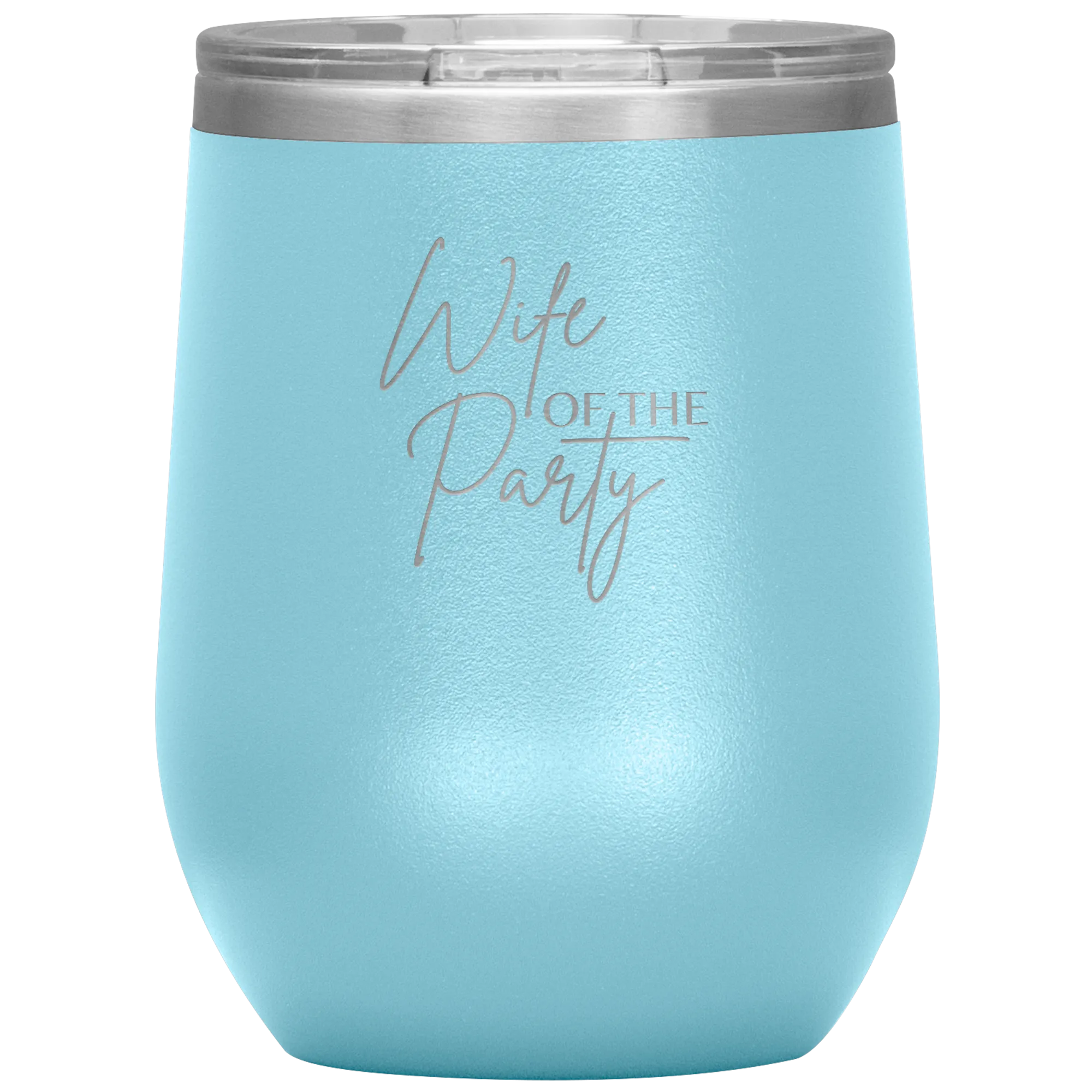 Wife of the Party Wine Tumbler